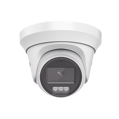 [Audio Bidireccional + Dual Light + ColorVu] Turret TURBOHD 3K / 5 Megapixel / Lente 2.8 mm / 40 mts IR EXIR + 40 mts Luz Blanca / Micrófono y Bocina Integrado / Exterior IP67 / dWD