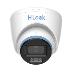 [Dual Light + ColorVu] Turret TurboHD 3K / 5 Megapixel / Lente 3.6 mm / 40 mts IR EXIR + 40 mts Luz Blanca / Micrófono Integrado / Exterior IP67 / dWDR