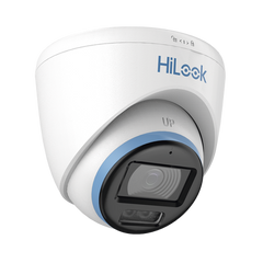 [Dual Light + ColorVu] Turret TurboHD 3K/5MP / Lente 3.6mm / 40mts IR EXIR + 40mts Luz Blanca / Micrófono Integrado / Exterior IP67 / dWDR