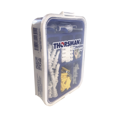 Kit para Sistemas de Fijación en Yeso, Muros Falsos, Tabique hueco, Uso en interiores  (91 piezas)