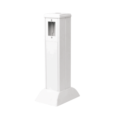Mini Columna para Concentrar, Distribuir y Ordenar Cables de Energía Eléctrica o Puertos de Datos de Telecomunicaciones (10000-01000)