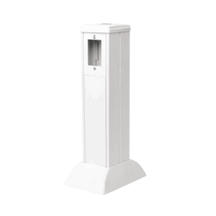 Mini columna para concentrar, distribuir y ordenar cables de energía eléctrica o puertos de datos de telecomunicaciones (10000-01000)
