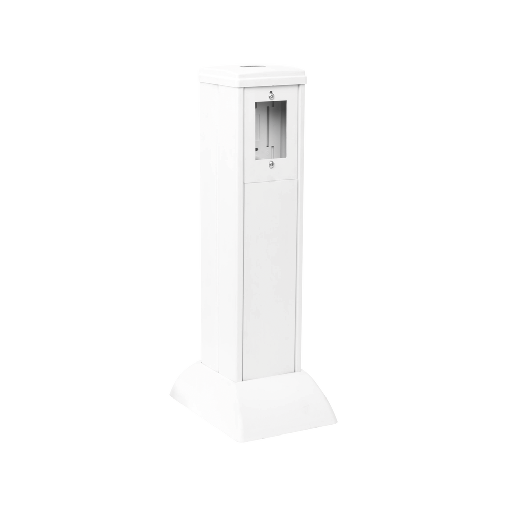 Mini Columna para Concentrar, Distribuir y Ordenar Cables de Energía Eléctrica o Puertos de Datos de Telecomunicaciones (10000-01000)