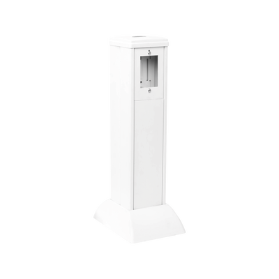 Mini columna para concentrar, distribuir y ordenar cables de energía eléctrica o puertos de datos de telecomunicaciones (10000-01000)