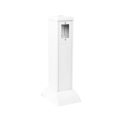 Mini columna para concentrar, distribuir y ordenar cables de energía eléctrica o puertos de datos de telecomunicaciones (10000-01000)
