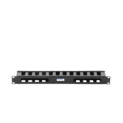 Organizador de cables horizontal de 19", 1UR