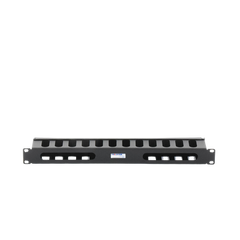 Organizador de cables horizontal de 19", 1UR