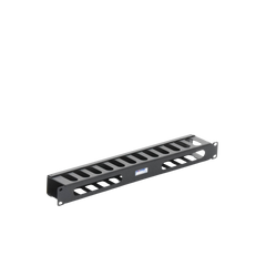 Organizador de cables horizontal de 19", 1UR