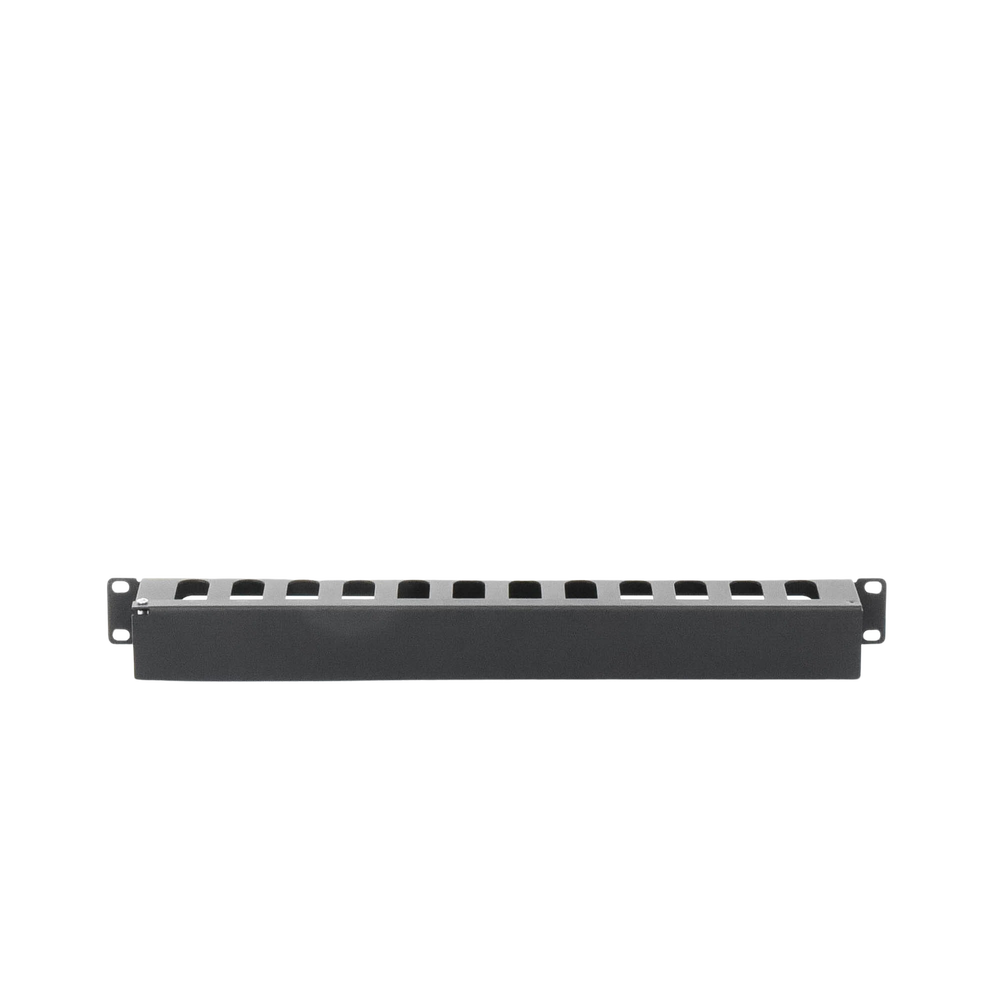 Organizador de cables horizontal de 19", 1UR
