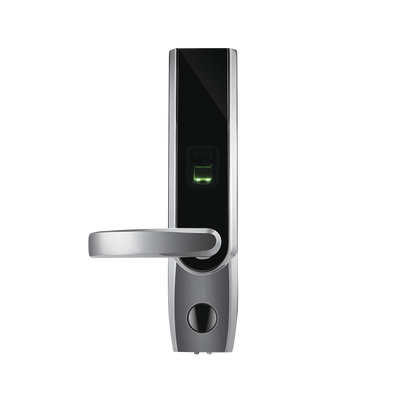 Cerradura autónoma izquierda bluetooth de huella digital, tarjeta de proximidad y contraseña / APP ZKSmarKey
