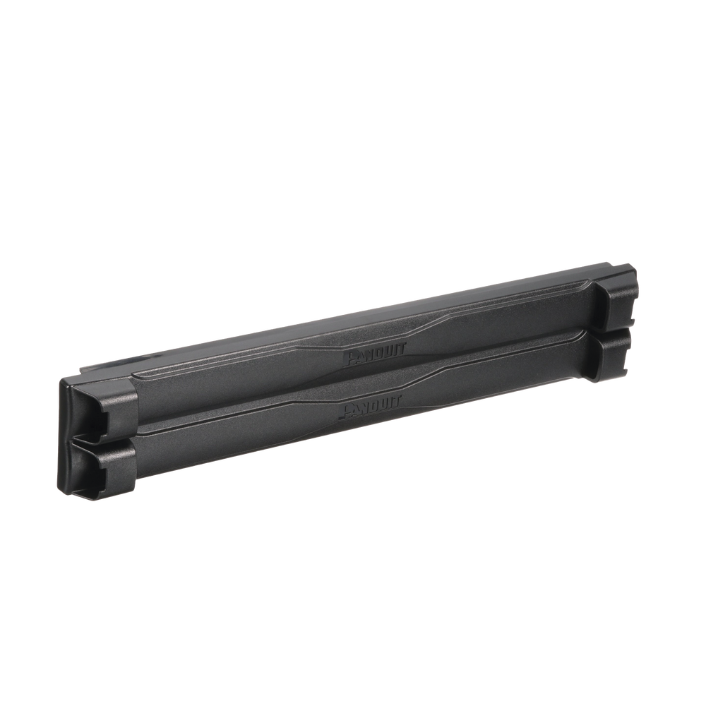 Tapa Ciega Estándar de 19in, Compatible con Racks con Rieles de Orificio Cuadrado, Instalación sin Herramienta, Plano, 2 UR, Color Negro