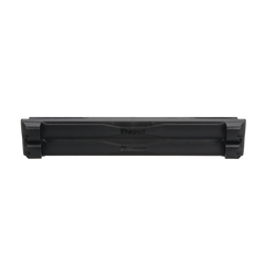 Tapa Ciega Estándar de 19in, Compatible con Racks con Rieles de Orificio Cuadrado, Instalación sin Herramienta, Plano, 2 UR, Color Negro
