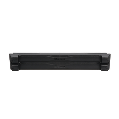 Tapa Ciega Estándar de 19in, Compatible con Racks con Rieles de Orificio Cuadrado, Instalación sin Herramienta, Plano, 2 UR, Color Negro