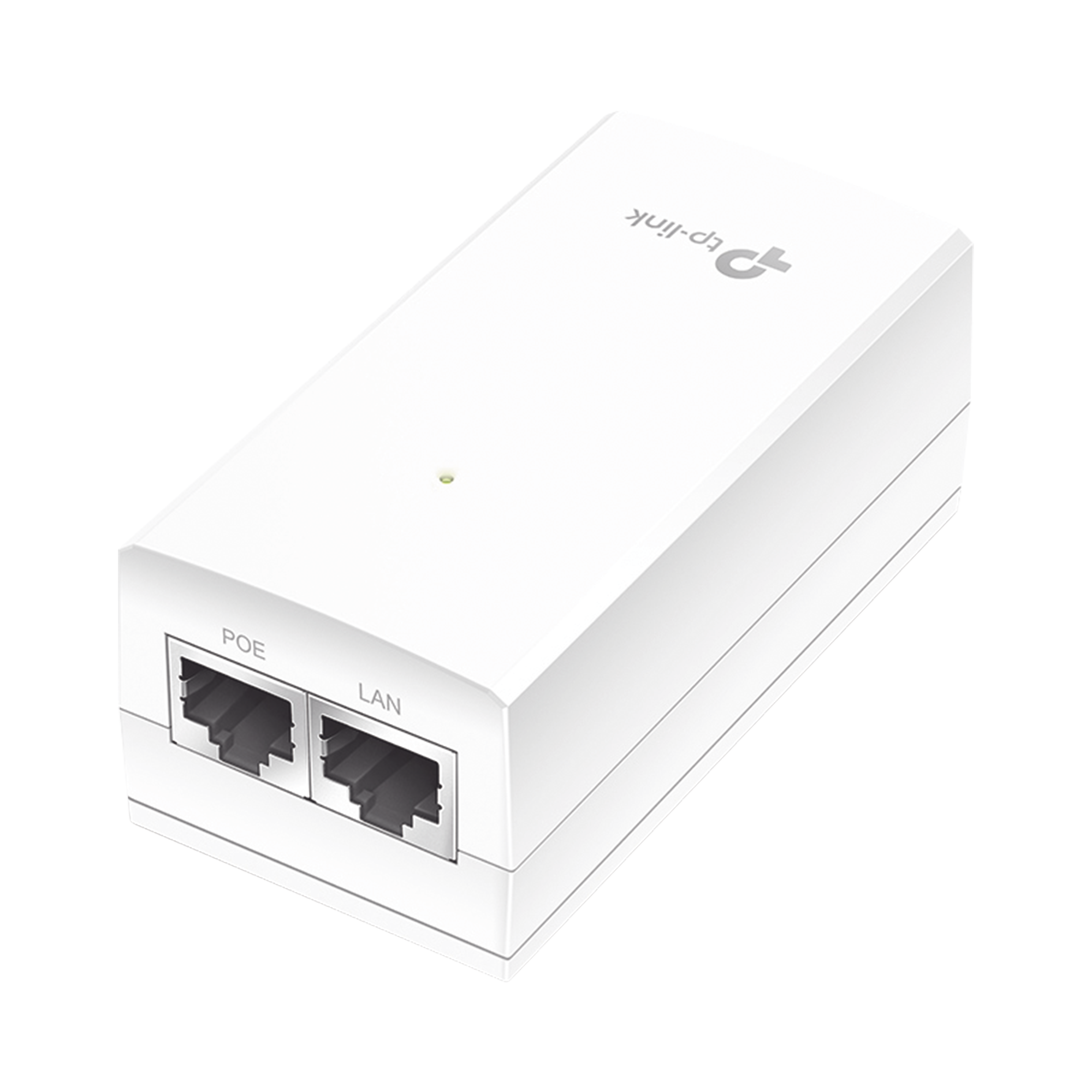 Inyector PoE Pasivo de 24V / 2 puerto 10/100/1000 Mbps / Plug and Play / Montaje en Pared