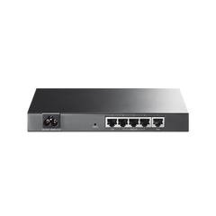 Router Balanceador de Carga Multi-Wan, 1 puerto LAN 10/100 Mbps, 1 puerto WAN 10/100 Mbps, 3 puertos Auto configurables LAN/WAN, Sesiones Concurrentes 10,000 para Pequeña Oficina