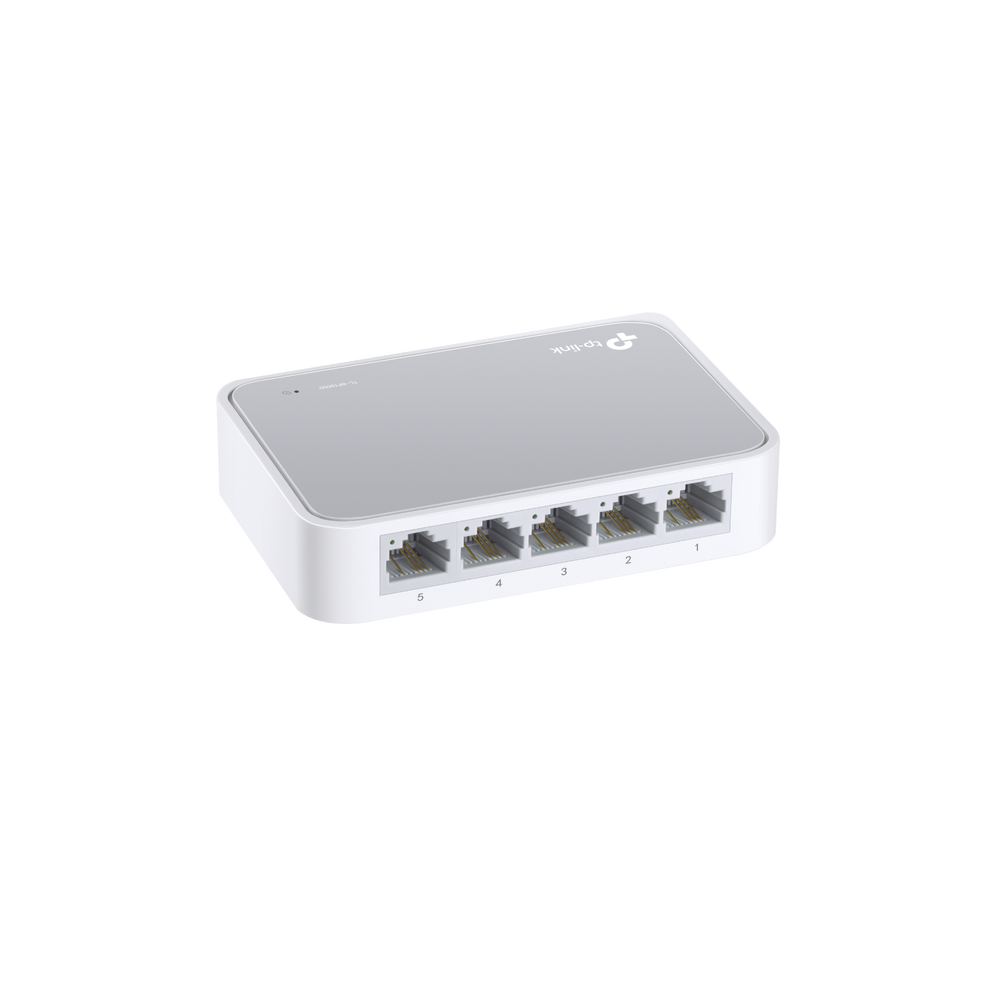 Switch de escritorio 5 puertos 10/100 Mbps