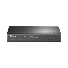 Switch PoE No Administrable de Escritorio / 8 puertos 10/100 Mbps / 4 puertos PoE af / Presupuesto 41 W / Modo extensor PoE hasta 250 metros / Calidad video prioritaria
