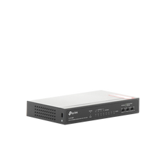 Switch PoE+ No Administrable / De Escritorio 8 puertos 10/100 Mbps / 4 puertos PoE af/at Inteligente / Presupuesto 66 W / Hasta 250 metros