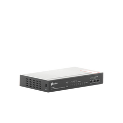 Switch PoE+ No Administrable / De Escritorio 8 puertos 10/100 Mbps / 4 puertos PoE af/at Inteligente / Presupuesto 66 W / Hasta 250 metros