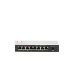 Switch PoE+ No Administrable / De Escritorio 8 puertos 10/100 Mbps / 4 puertos PoE af/at Inteligente / Presupuesto 66 W / Hasta 250 metros