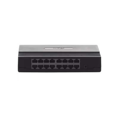 Switch no administrable de 16 puertos 10/100 Mbps para escritorio