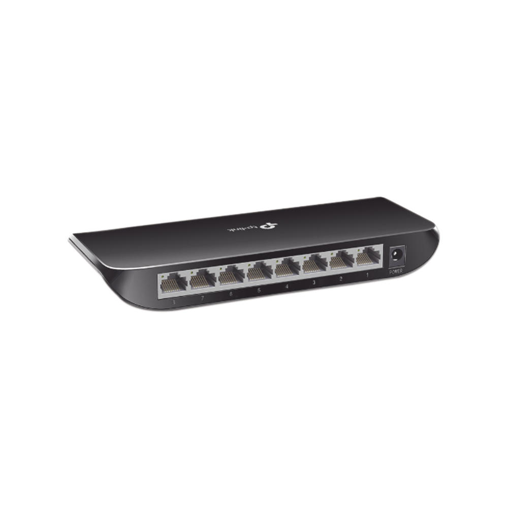 Switch de escritorio 8 puertos 10/100/1000 Mbps