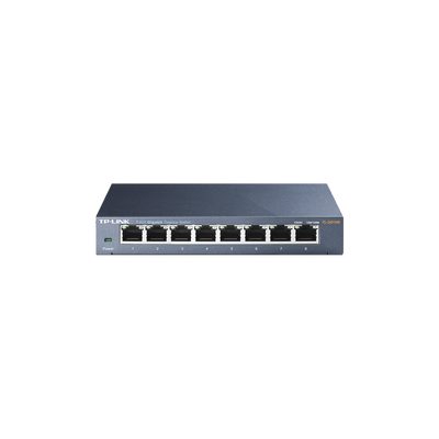 Switch Gigabit no administrable de 8 puertos 10/100/1000 Mbps