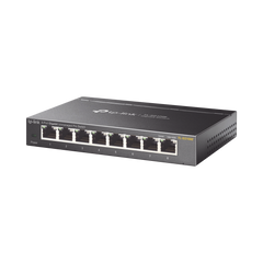 Switch Escritorio Easy Smart de 8 puertos 10/100/1000 Mbps / IGMP para Vigilancia / Calidad en el Servicio (QoS) / Gestión GUI