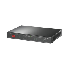 Switch PoE+ No Administrable De Escritorio 10 Puertos / 8 puertos 10/100/1000 Mbps PoE af/at Inteligiente / Presupuesto 123 W / Modo Extendido hasta 250 metros