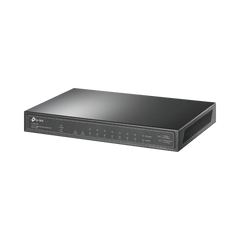 Switch de escritorio PoE+, no Administrable 8 puertos 10/100/1000 Mbps + 1 puertos 10/100/1000 Mbps (Uplink) + 1 puerto SFP, 63W