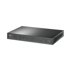 Switch de escritorio PoE+, no Administrable 8 puertos 10/100/1000 Mbps + 1 puertos 10/100/1000 Mbps (Uplink) + 1 puerto SFP, 63W