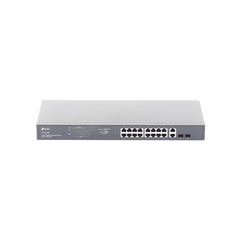 Switch no administrable de 16 puertos 10/100/1000Mbps y PoE af/at, 2 puertos SFP hasta 250W.