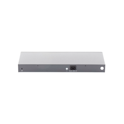 Switch no administrable de 16 puertos 10/100/1000Mbps y PoE af/at, 2 puertos SFP hasta 250W.