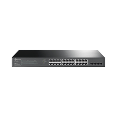 Switch PoE JetStream SDN Administrable 24 puertos 10/100/1000 Mbps + 4 puertos SFP, 24 puertos PoE, 250W, administración centralizada OMADA SDN