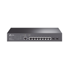 Switch JetStream SDN Administrable 8 puertos 10/100/1000 Mbps + 2 puertos SFP, administración centralizada OMADA SDN