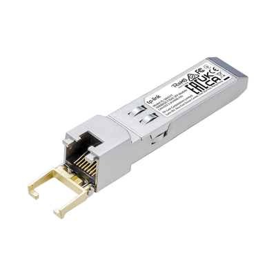 Transceptor mini-GBIC SFP RJ45 / Admite 1000BASE-T / Hasta 100 metros / Conector RJ45 (1G)