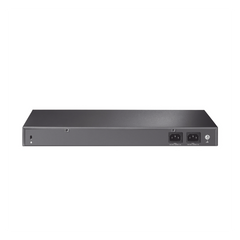 Switch Fibra Óptica L2+ Omada / 16 Puertos SFP+ 10G / 2 Puertos Consola (RJ45 y micro-USB) / Administración Centralizada Omada o Stand-Alone / Multicast IGMP / Calidad de Servicio / Montaje en Rack / Silencioso (sin ventiladores)