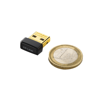 Adaptador USB  Nano inalámbrico N 150 Mbps 2.4 GHz con 1 antena interna