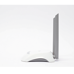 Router Inalámbrico WISP, 2.4 GHz, 300 Mbps, 2 antenas externas omnidireccional 5 dBi, 4 Puertos LAN 10/100 Mbps, 1 Puerto WAN 10/100 Mbps, control de ancho de banda