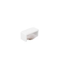 Tapa final color blanco de PVC auto extinguible,  para canaletas TMK1020, TMK1020SD, TMK1020CD (5190-02001)