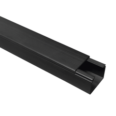 Canaleta TMK 1720 Color Negro con Cinta Adehsiva, 5 Ft. De Largo (1.5 m), Para uso en Exterior con Bajo Voltaje (5201-21362)