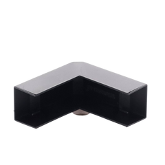 Esquinero Exterior Color Negro de PVC Auto Axtinguible, Para Canaleta TMK-1720-N-CC (5210-02003)