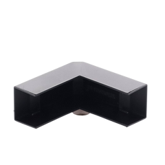 Esquinero Exterior Color Negro de PVC Auto Axtinguible, Para Canaleta TMK-1720-N-CC (5210-02003)