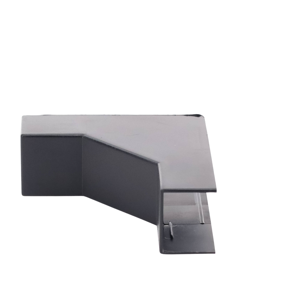 Esquinero Interior Color Negro de PVC Auto Axtinguible, Para Canaleta TMK-1720-N-CC (5220-02003)