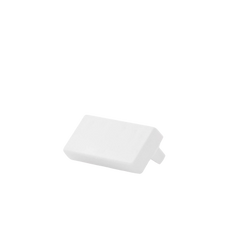 Tapa final color blanco de PVC auto extinguible,  para canaleta TMK1735, TMK1735SD (5390-02001)