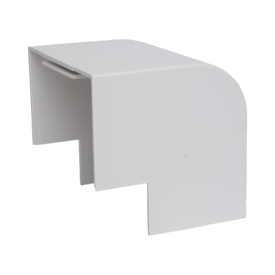 Esquinero Exterior Color Blanco de PVC Auto Axtinguible, Para Canaleta TMK-4577 (5510-02001)