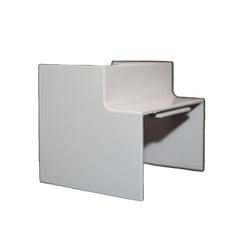Esquinero Interior Color Blanco de PVC Auto Axtinguible, Para Canaleta TMK-4577 (5520-02001)