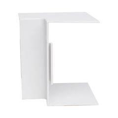 Esquinero Interior Color Blanco de PVC Auto Axtinguible, Para Canaleta TMK-4577 (5520-02001)