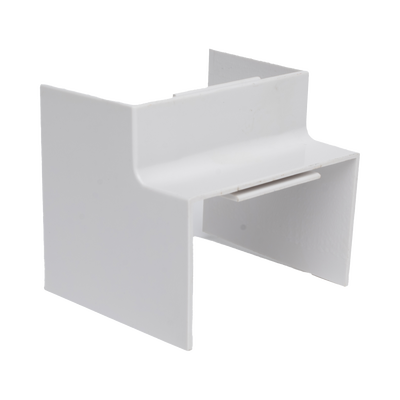 Esquinero Interior Color Blanco de PVC Auto Axtinguible, Para Canaleta TMK-4577 (5520-02001)