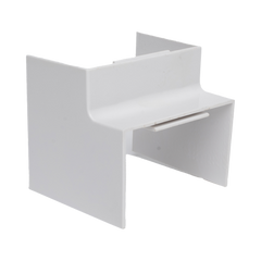 Esquinero Interior Color Blanco de PVC Auto Axtinguible, Para Canaleta TMK-4577 (5520-02001)